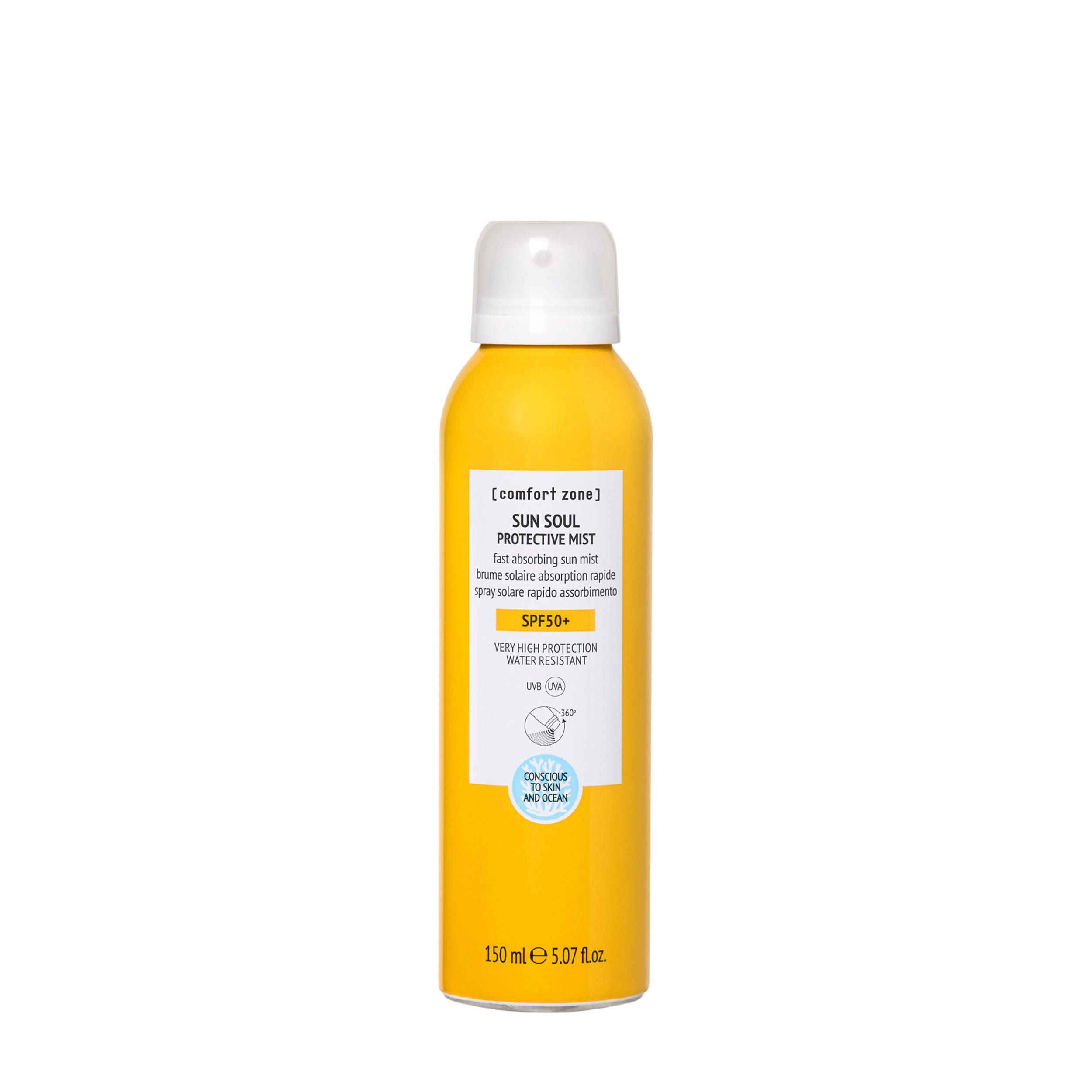 

Comfort Zone Comfort Zone Солнцезащитный спрей для тела SPF50 Sun Soul Protective Mist 150 мл, Солнцезащитный спрей для тела SPF50 Sun Soul Protective Mist 150 мл